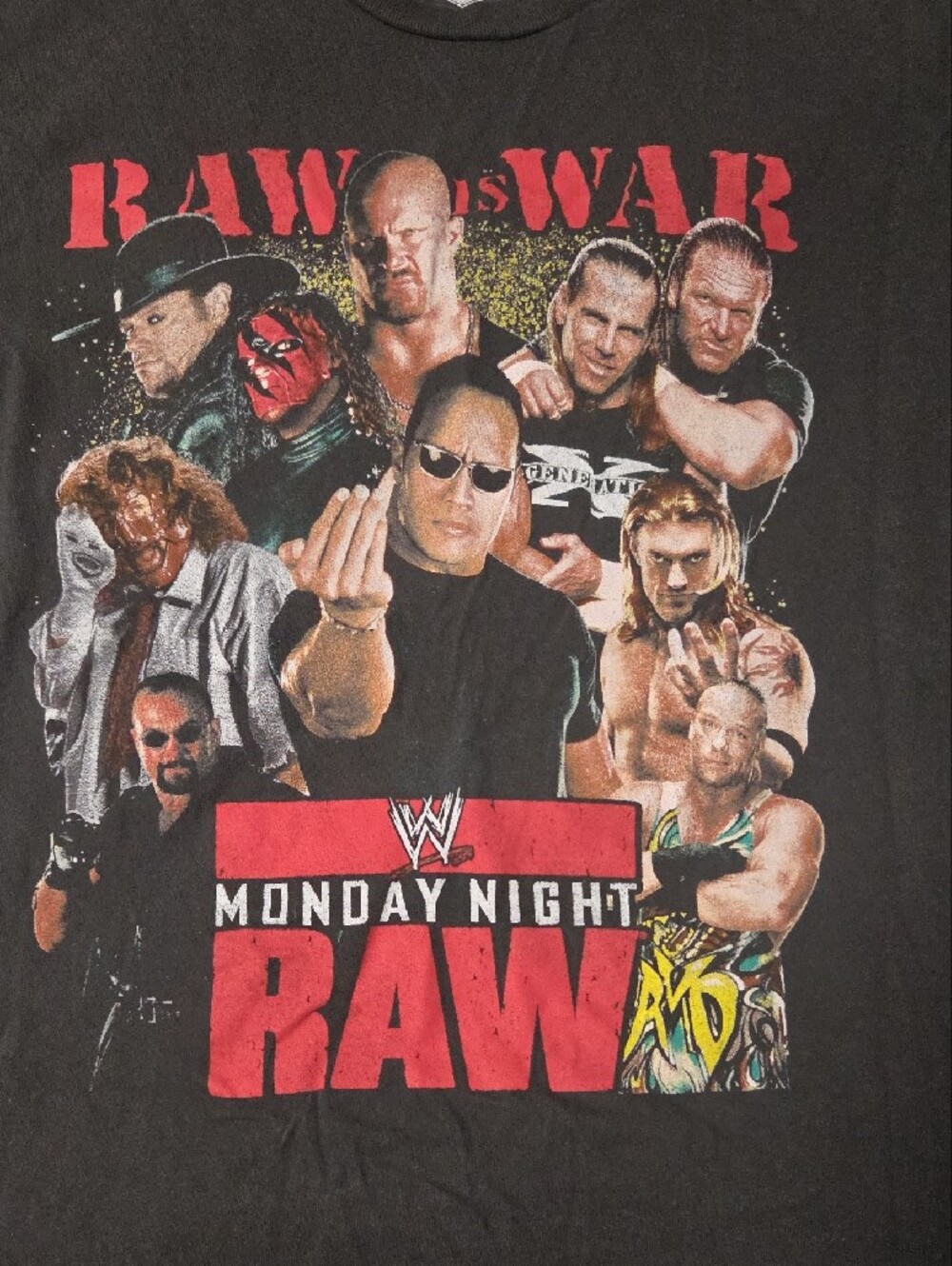 WWE Black Monday Night RAW Graphic Tee